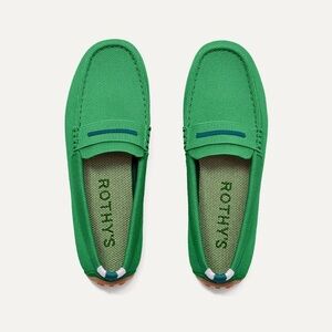 Rothy's Vibrant Green Women's Slip-Ons